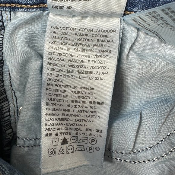 WOMEN'S LEVIS 721 HIGH RISE SKINNY JEANS W29 L28 - Picture 13 of 14